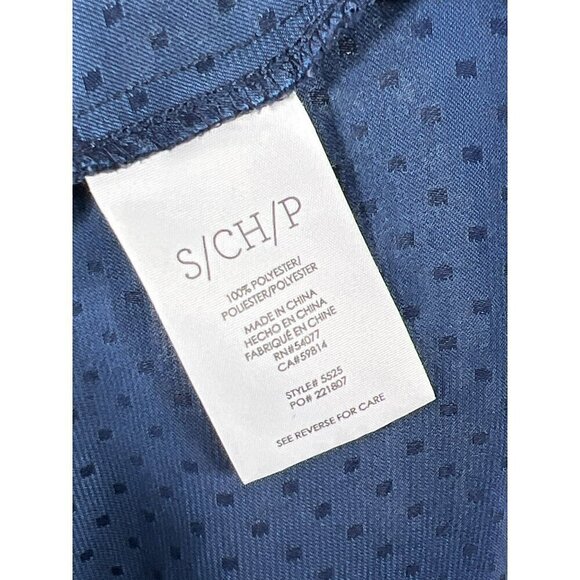 CABI Tiny Dot Knot Blouse Blue Sz S #5525 NWOT - Picture 5 of 5